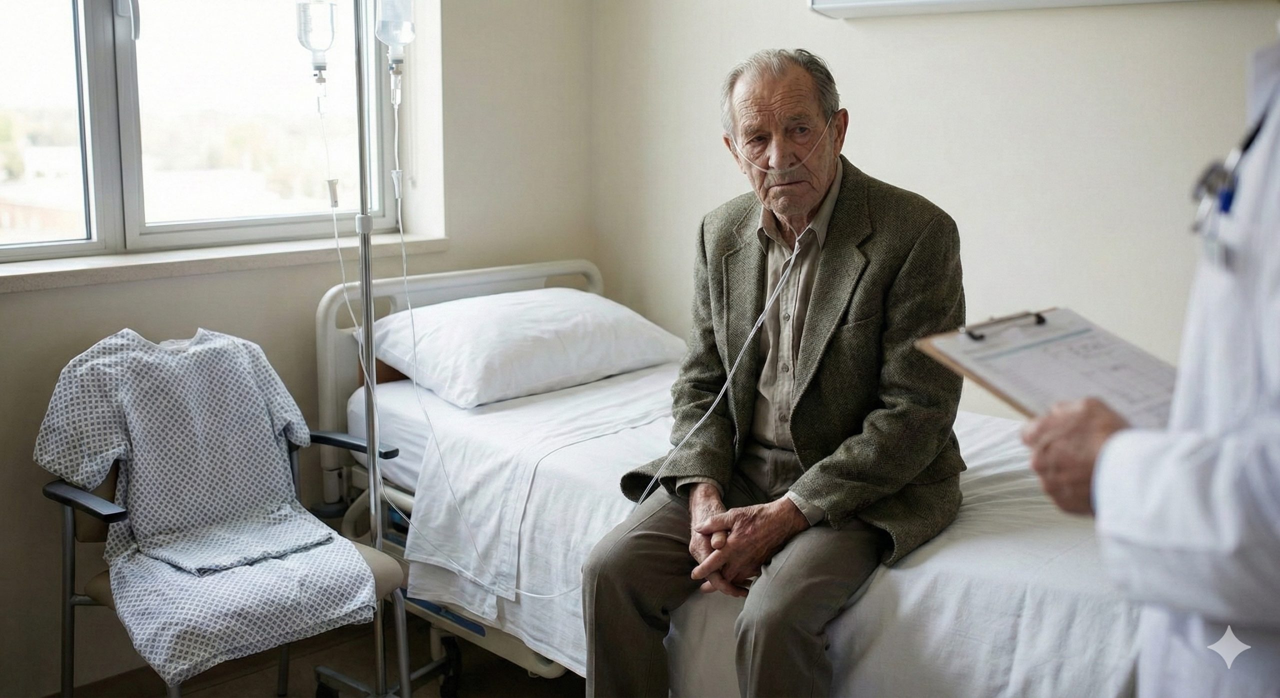 El hombre que pedía perdón por estar enfermo