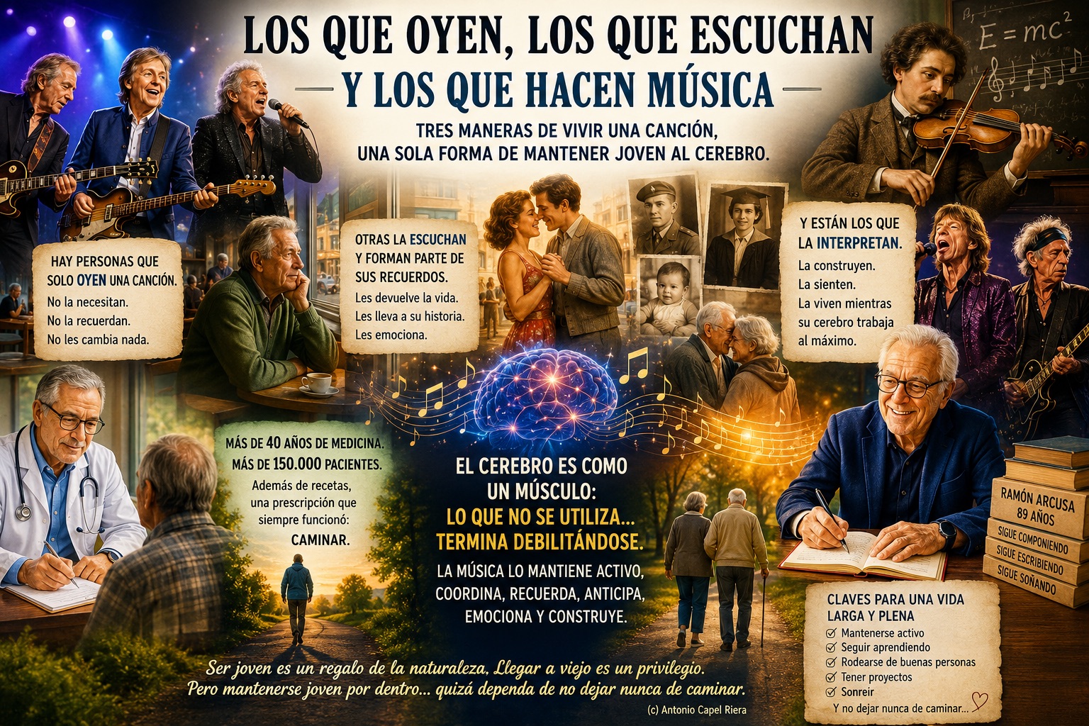 Los que oyen, los que escuchan y los que hacen música